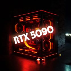 🦊 FOX 62 🦊 TOP OF THE LINE GAMING | PROFESSIONAL |PC | COMPUTER | RIG | DESKTOP | AMD RYZEN 9-9950X3D | NVIDIA RTX  5090 | 64 GB DDR5 RAM | 2TB SSD.