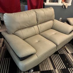 Leather couch Set