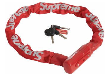 Supreme x Kryptonite Integrated Chain Lock 
