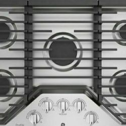GE Profile 30" 5 Burner Built In Stainless Steel Gas Stove Cook Top PGP7030SLSS MSRP $1777.