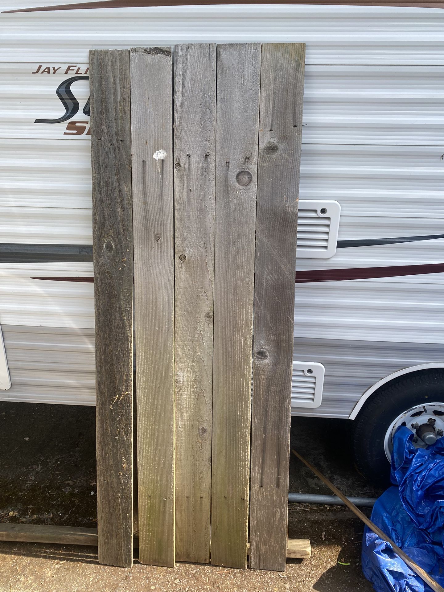 Dry Weathered Cedar Fence Boards