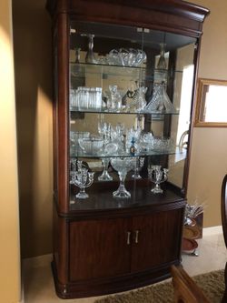China Cabinet Solid Cherry