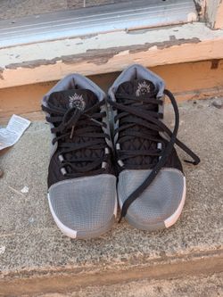 LeBron, size 10.5, grey