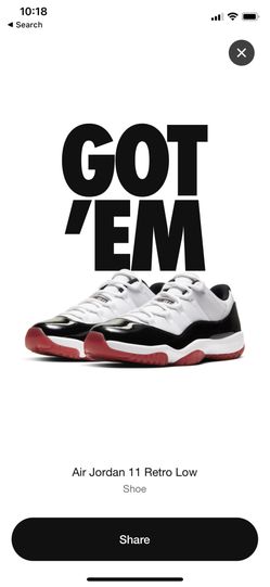 Air Jordan 11 Low Concord Bred Size 9 (Order Confirmed)