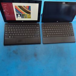 $40 Firm for both, Yes It's Available, Pair Of Surface RT ARM 32gb tablets,  only 1 works & holds charge, no chargers. Good exterior condition & parts