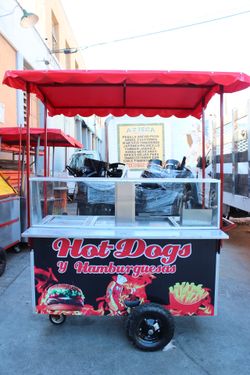🚨🔥Hot Dog & Hamburger Food Cart - New!