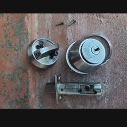 Medeco Lock / Deadbolt With Extra Keys