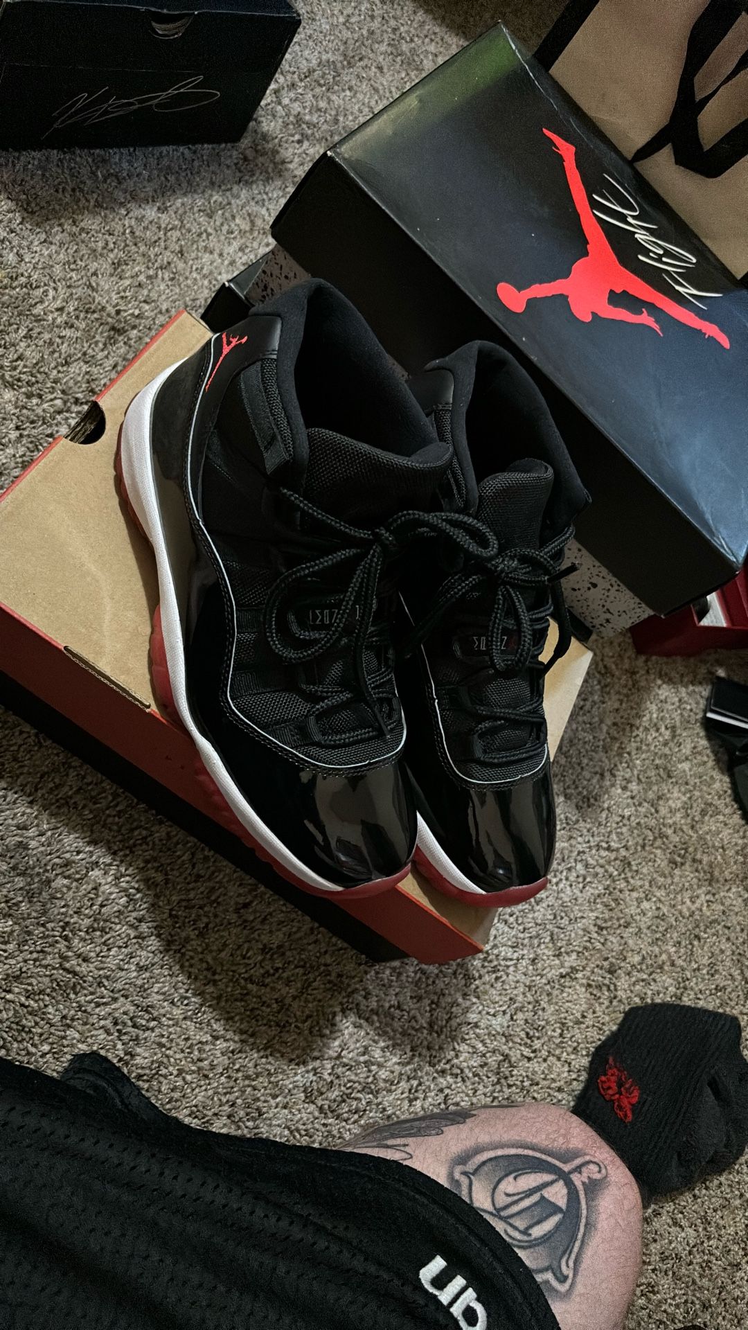 Jordan 11s Bred