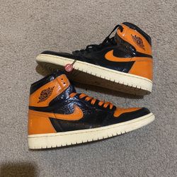 Shatter back board jordan 1 size 10.5