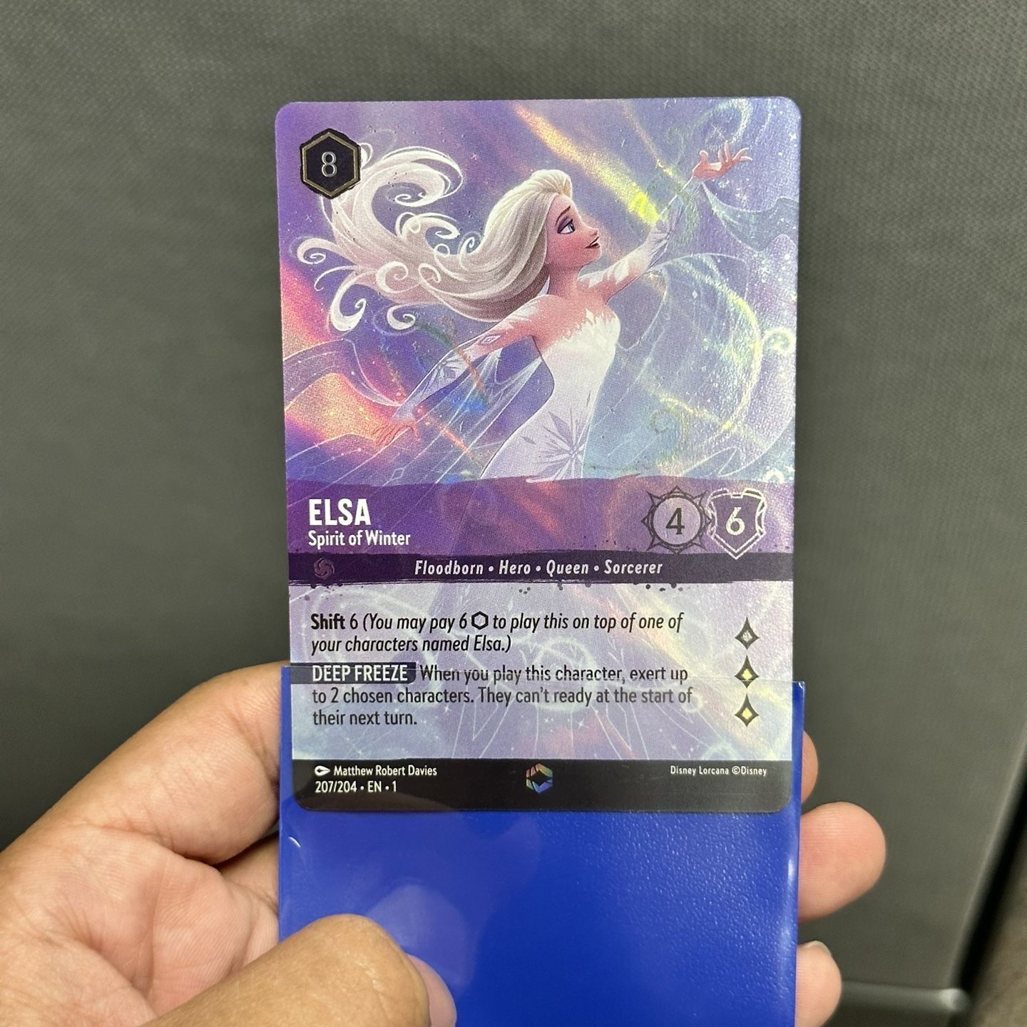 elsa spirit of winter lorcana card Disney Lorcana TCG: Into the Inklands Sleeved Booster Pack main image 1