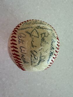 Vintage White Sox Baseball with Facsimile Player Signatures from 60’s & 70’s – Team Souvenir Ball