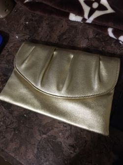 Beautiful Gold Clutch bag