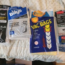 New vacuum bag style F & G, belt for Eureka upright