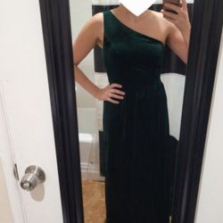 Womens Emerald Green Evening Gown, Bridesmaid Dress, Prom, Wedding, Evening Date