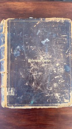 Picturesque Europe Antique Book