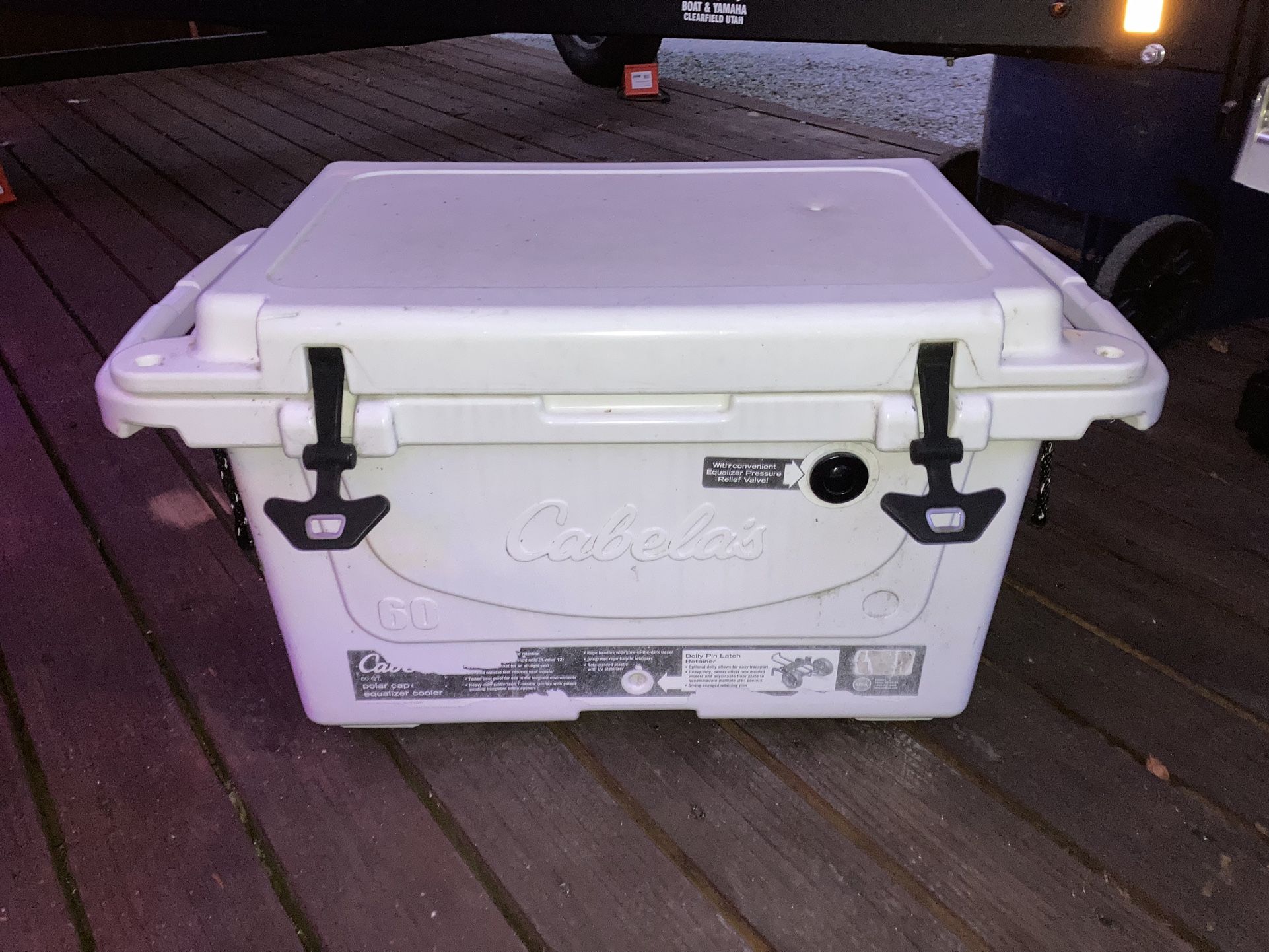 Cabelas 60 Quart Yeti Cooler Hard Top