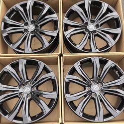 20” Lexus RX350 factory wheels rims gloss black new RX450 RX