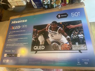 Hisense 50” QLED QD6 Series Fire TV