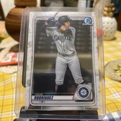 Julio Rodriguez Bowman Chrome Parallel