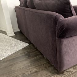 Purple Velvet Couch- Cheap!