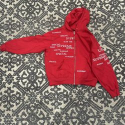 Supreme Zip Up 