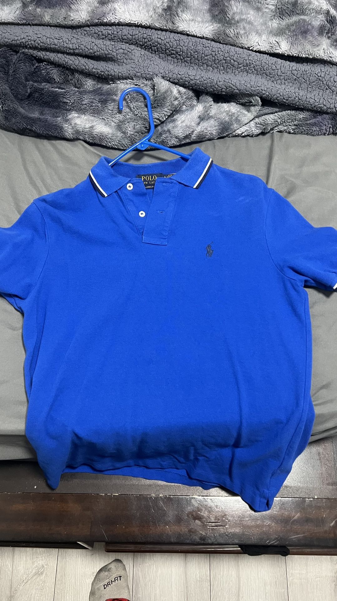 blue polo raulph lauren polo shirt