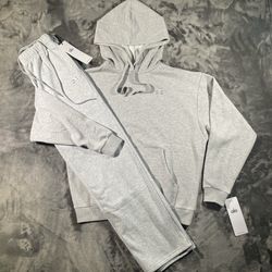Grey Alo Accolade Yoga Hoodie Set