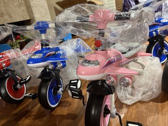 Kids airplane musical lightup tricycle