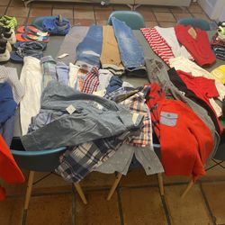 LOT Clothes- Toddler Kids Size 4, 5 - Jeans 👖 Shirts Jackets Blazer Crocs Swim