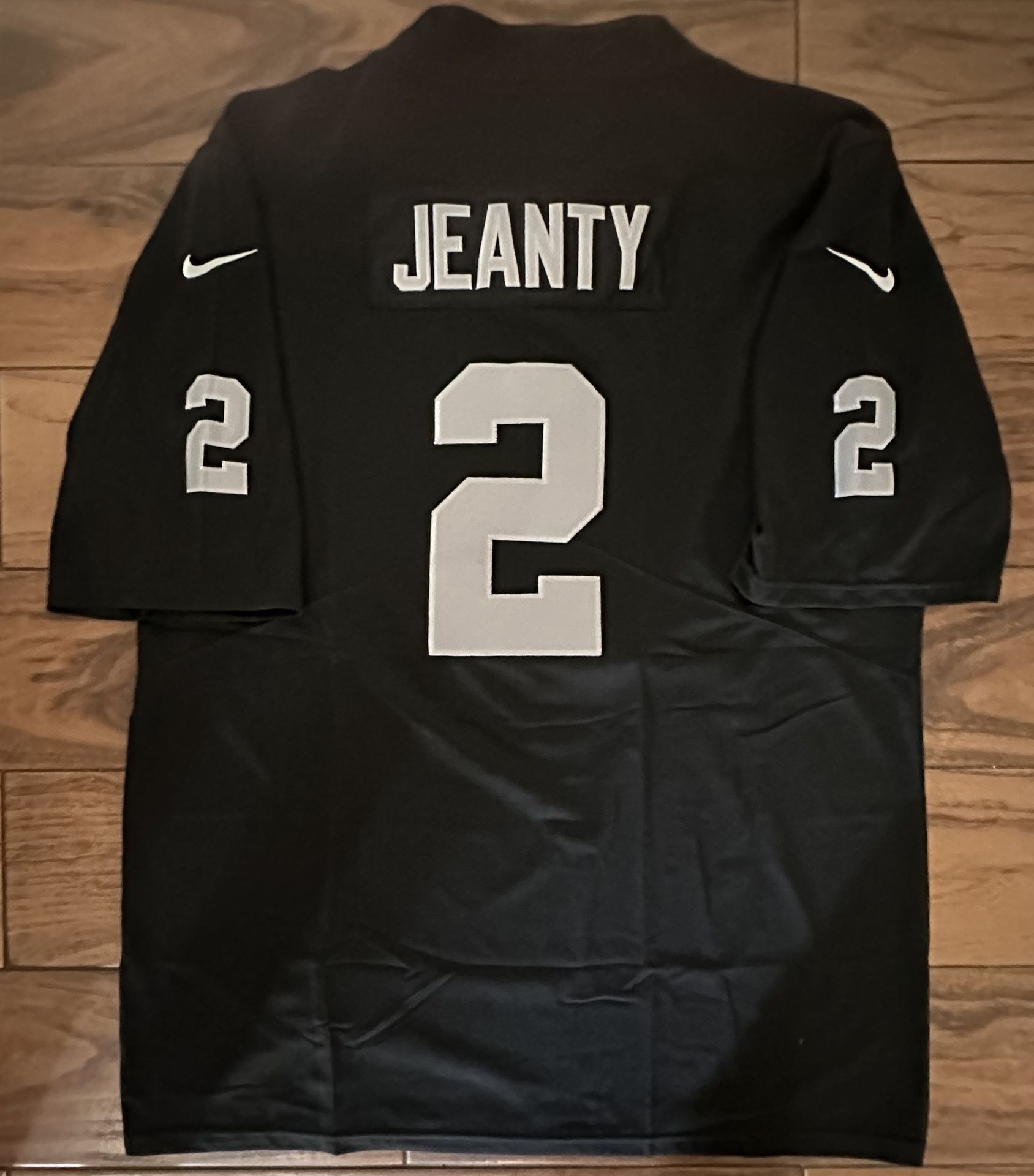 Raiders Jeanty Home Black Jersey Men’s Kids Youth Or Women’s