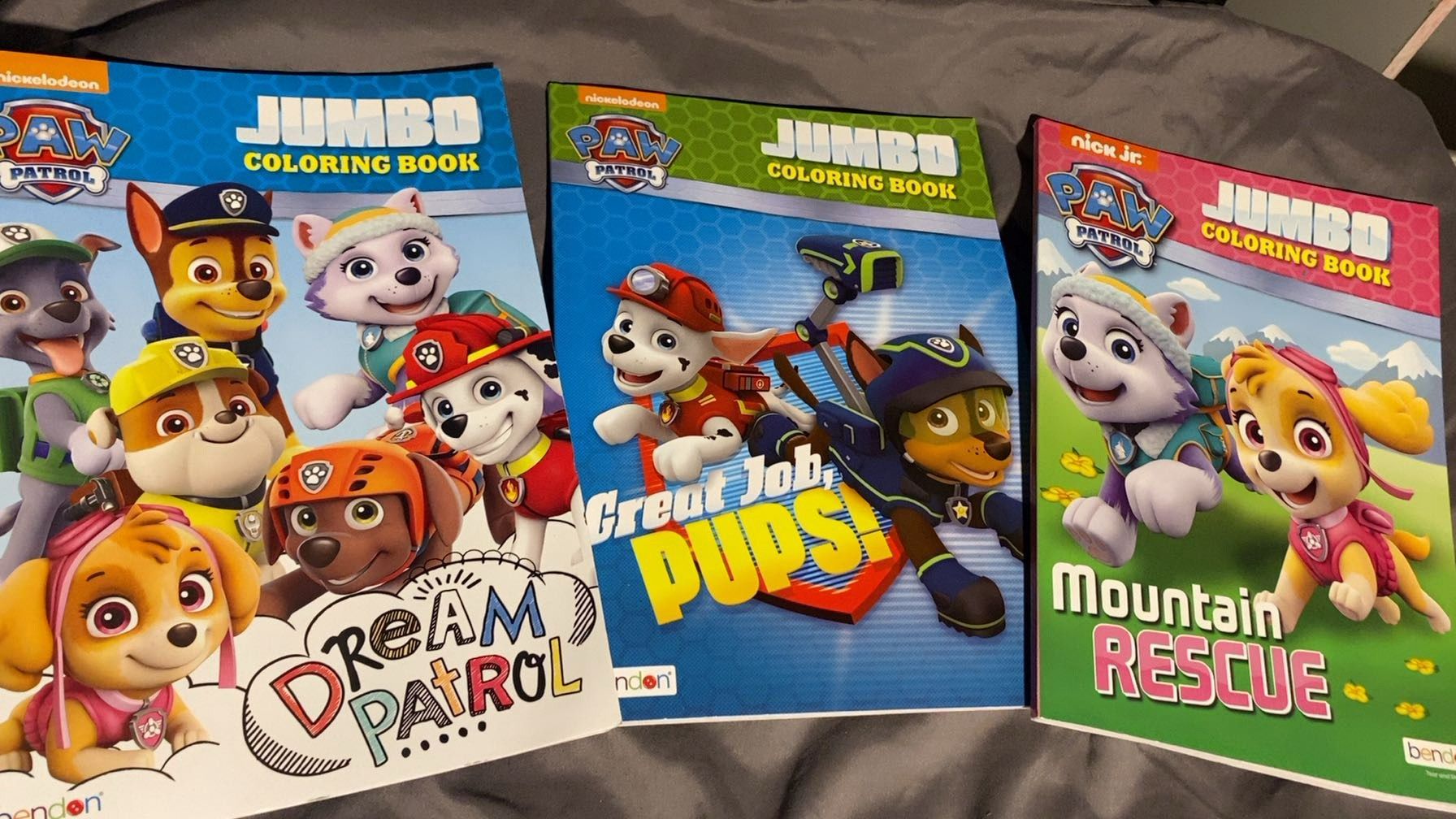 Paw Patrol Coloring Books & Learning & Play Card Sets