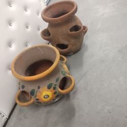 Vintage Strawberry Pots