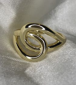 Plated Gold Ring  💍 Two Drops 💧 