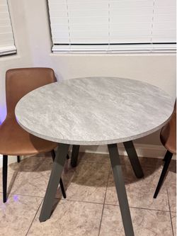 coffee table and chairs