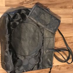 Coach purse & matching wallet