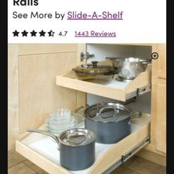 Storage Shelves for Cabinet