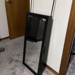 Hanging Door Mirror Storage
