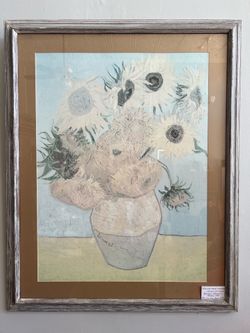 Vincent Van Gogh - Sunflowers framed print