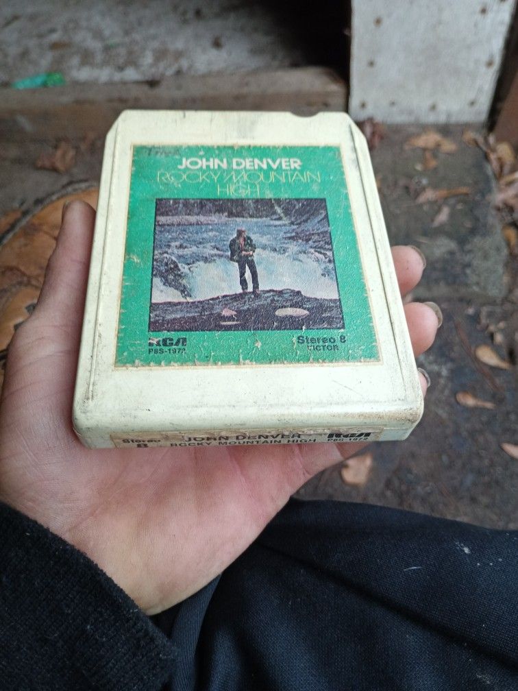 1972 John Denver Rocky Mountain High 8-track Cartridge