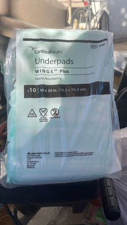 Vendo Cardinal Health Underpads Wings Plus