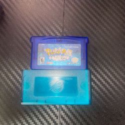 Nintendo Gameboy Advance Authentic Pokemon Sapphire With Pelican Case
