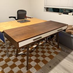 Midcentury Modern MCM Walnut Desk From World market