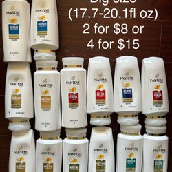 Pantene Big Size Shampoo & Conditioner 2 for $8 or 4 for $15