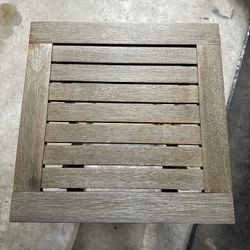 Teak Side Table. 