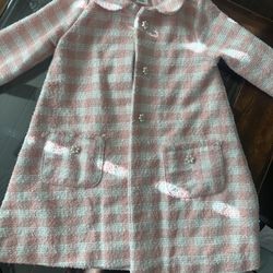 Long Jacket Pink and white