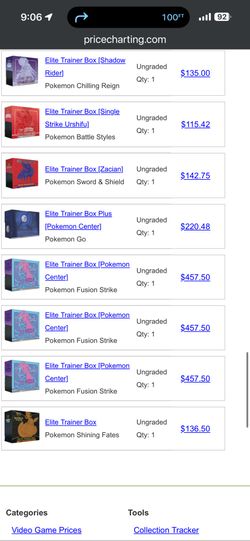 Pokemon ETBs And More