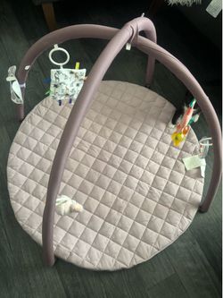 Pink / purple infant play mat