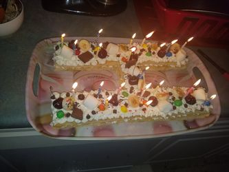 Birthday cake (letters) for Sale in Houston, TX - OfferUp