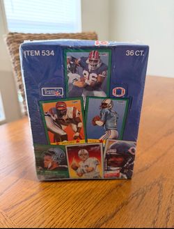 Fleer 1991 Football  Wax Box
