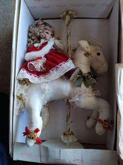 Carousel  porcelain doll
